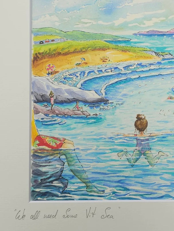 We all need Vitamin Sea - Limited edition Print