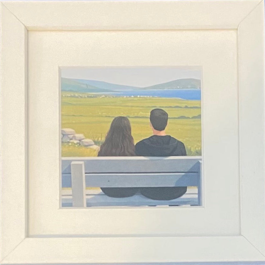 Moher Moments Framed Illustration - Couple