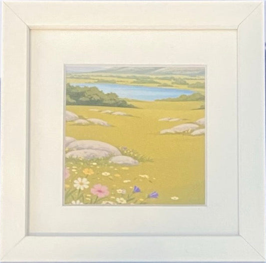 Moher Moments Framed Illustrations - Liscannor Field