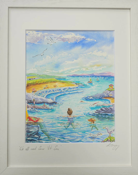 We all need Vitamin Sea -  Limited edition Print