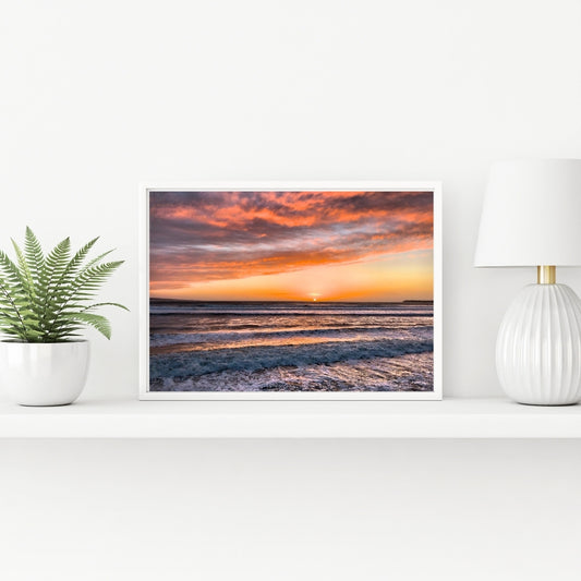 LAHINCH BEACH SUNSET PHOTO PRINT