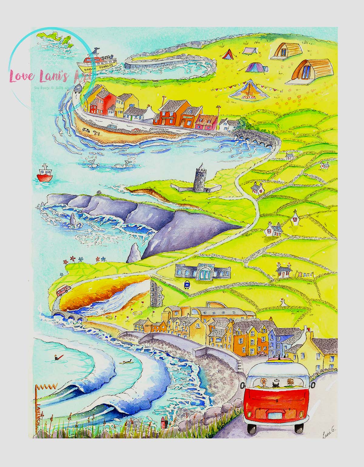 Clare Road-trip - Limited edition Print