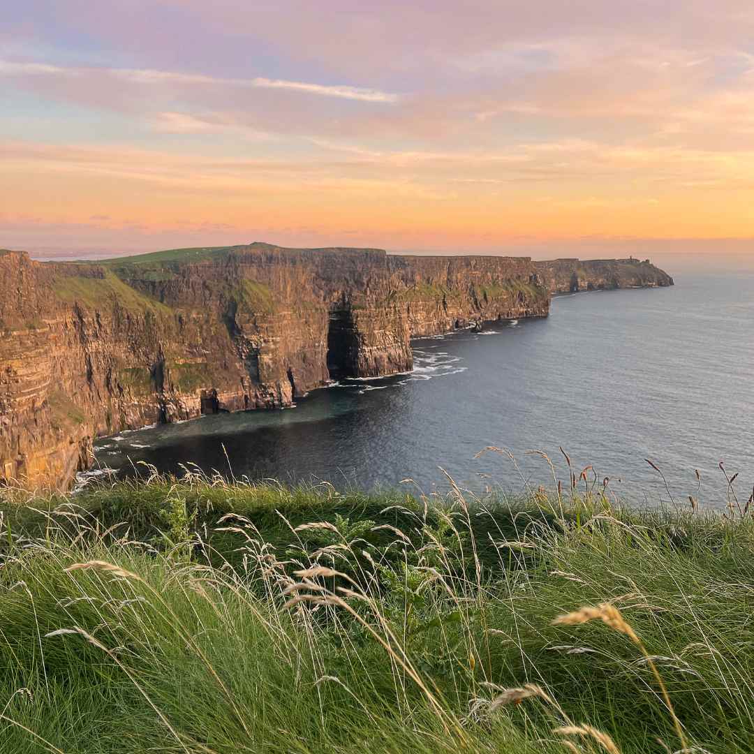 Windswept at the Cliffs of Moher PHOTO PRINT