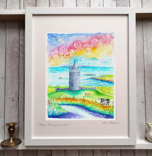 Magical Doonagore Castle -  Print