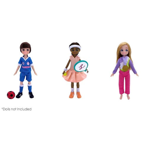 Lottie Dolls Sports Club Multipack of 3 Outfits | Kids Toys and Gifts by Lottie